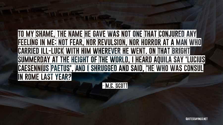 The Last Day Of Summer Quotes By M.C. Scott The Last Day Of Summer Quotes By M.C. Scott