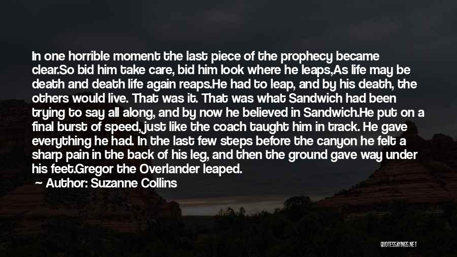 The Last Leg Quotes By Suzanne Collins