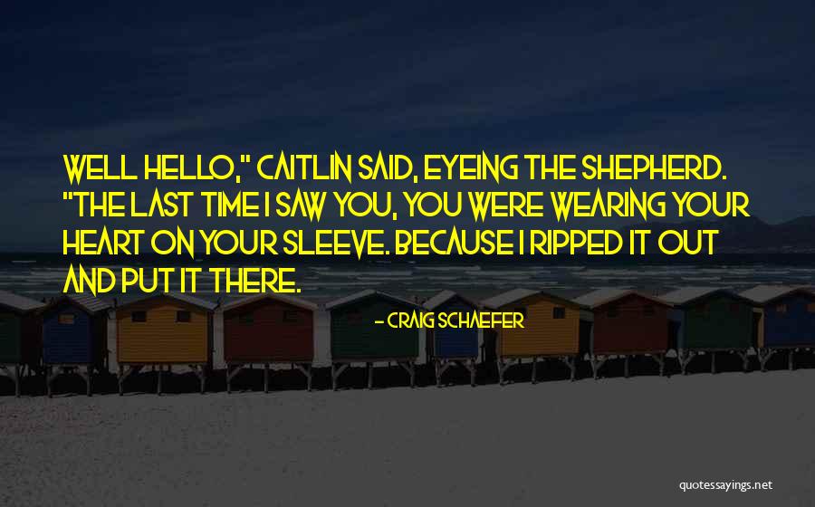 The Last Time I Saw You Quotes By Craig Schaefer The Last Time I Saw You Quotes By Craig Schaefer