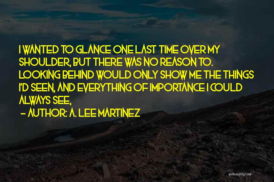 The Last Time I Was Me Quotes By A. Lee Martinez