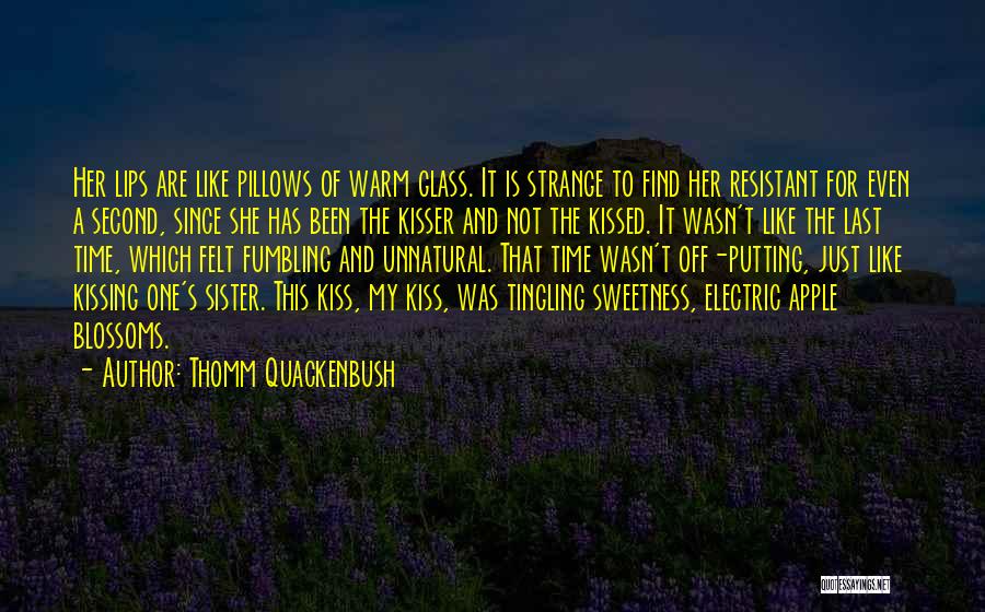 The Last Time We Kissed Quotes By Thomm Quackenbush The Last Time We Kissed Quotes By Thomm Quackenbush