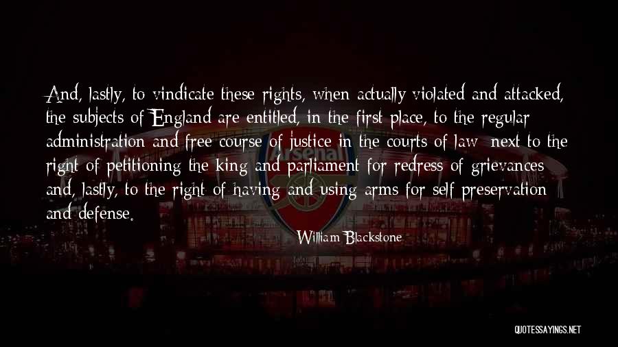 The Law And Justice Quotes By William Blackstone