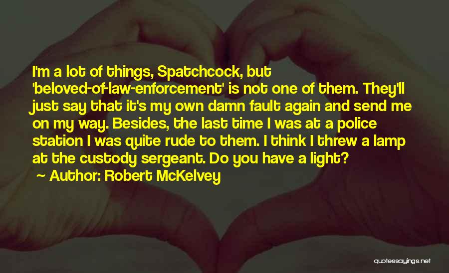 The Law Enforcement Quotes By Robert McKelvey