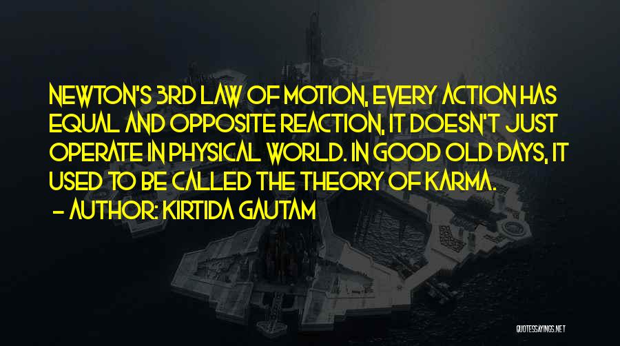 The Law Of Karma Quotes By Kirtida Gautam