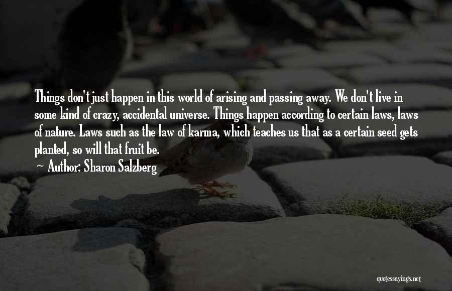 The Law Of Karma Quotes By Sharon Salzberg