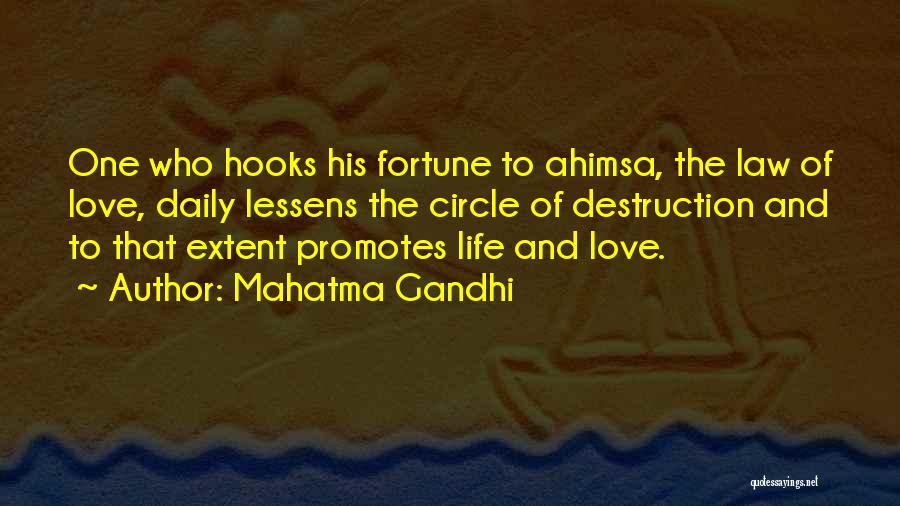 The Law Of Love Quotes By Mahatma Gandhi