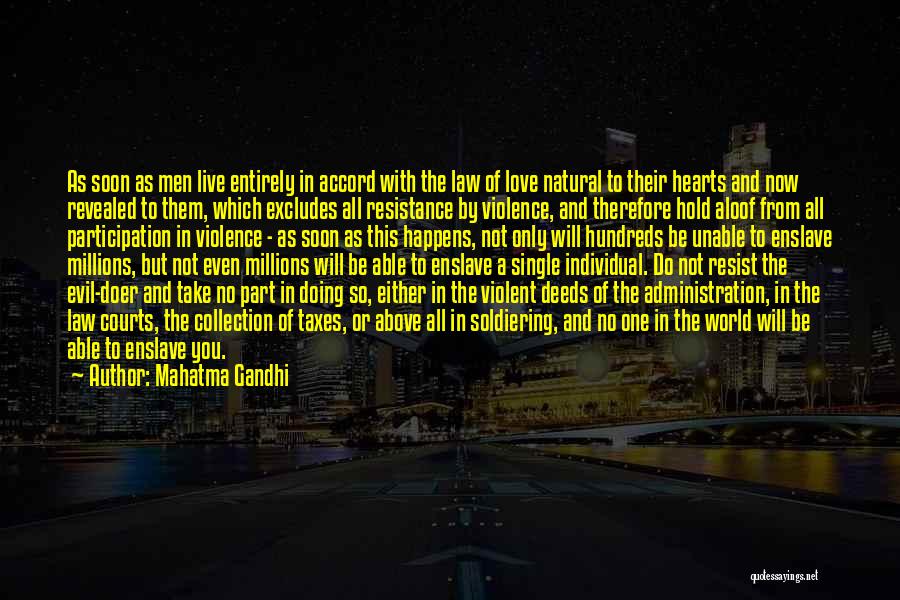 The Law Of Love Quotes By Mahatma Gandhi