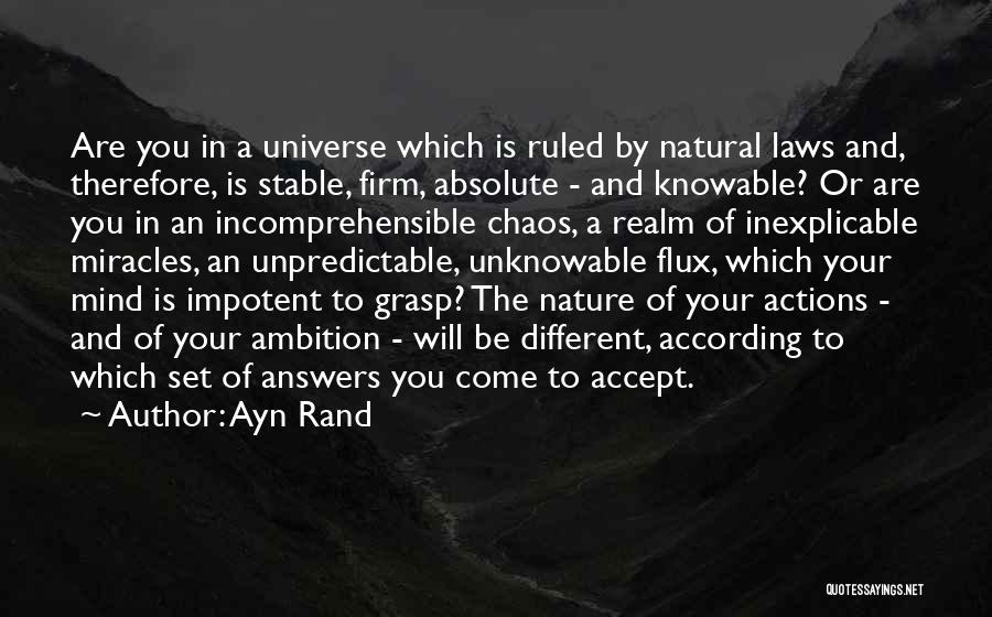 The Law Of Nature Quotes By Ayn Rand