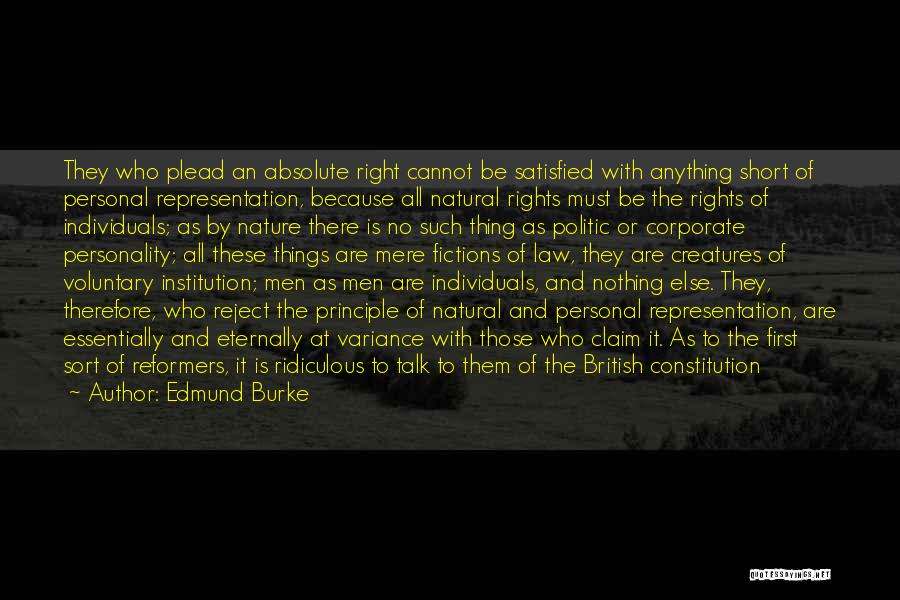 The Law Of Nature Quotes By Edmund Burke