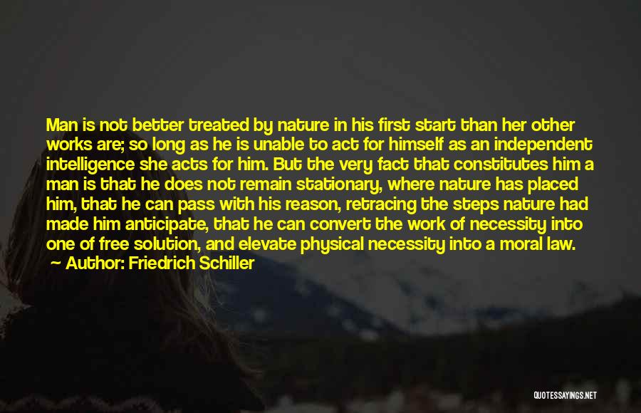 The Law Of Nature Quotes By Friedrich Schiller