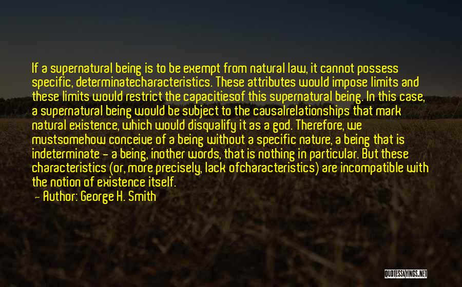 The Law Of Nature Quotes By George H. Smith