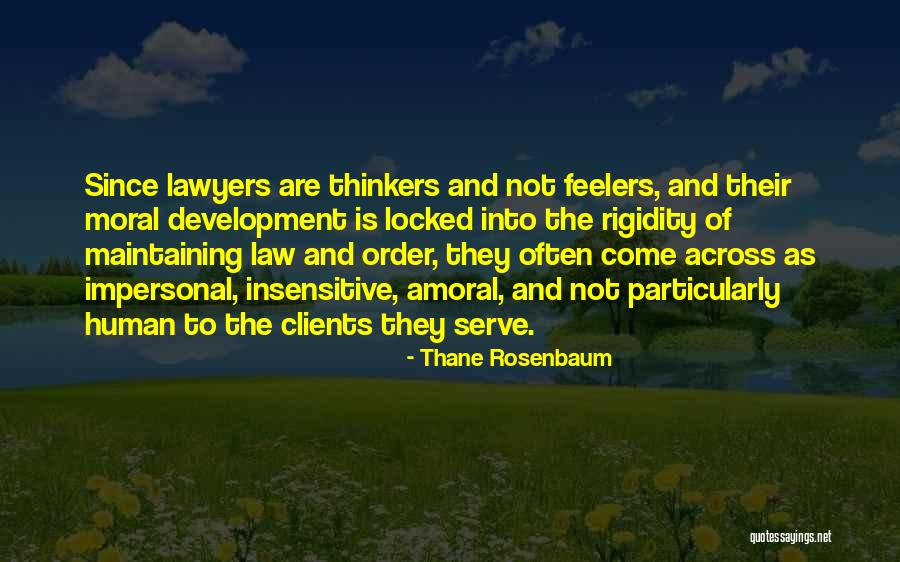 The Lawyers Quotes By Thane Rosenbaum