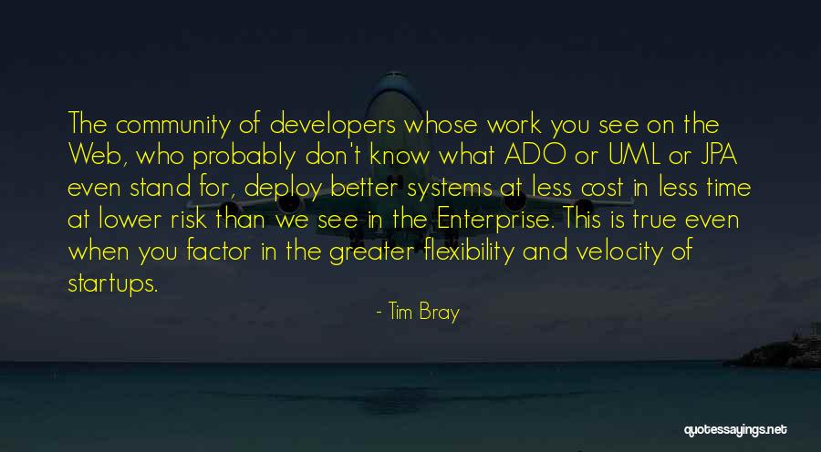 The Less You Know The Better Quotes By Tim Bray