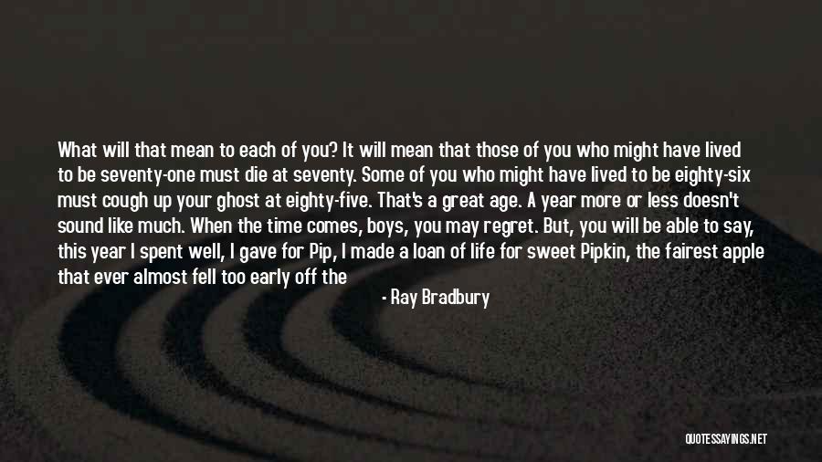 The Less You Speak Quotes By Ray Bradbury