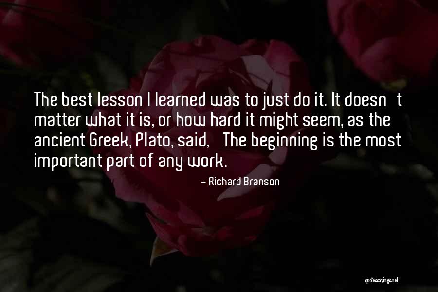 The Lesson Quotes By Richard Branson The Lesson Quotes By Richard Branson