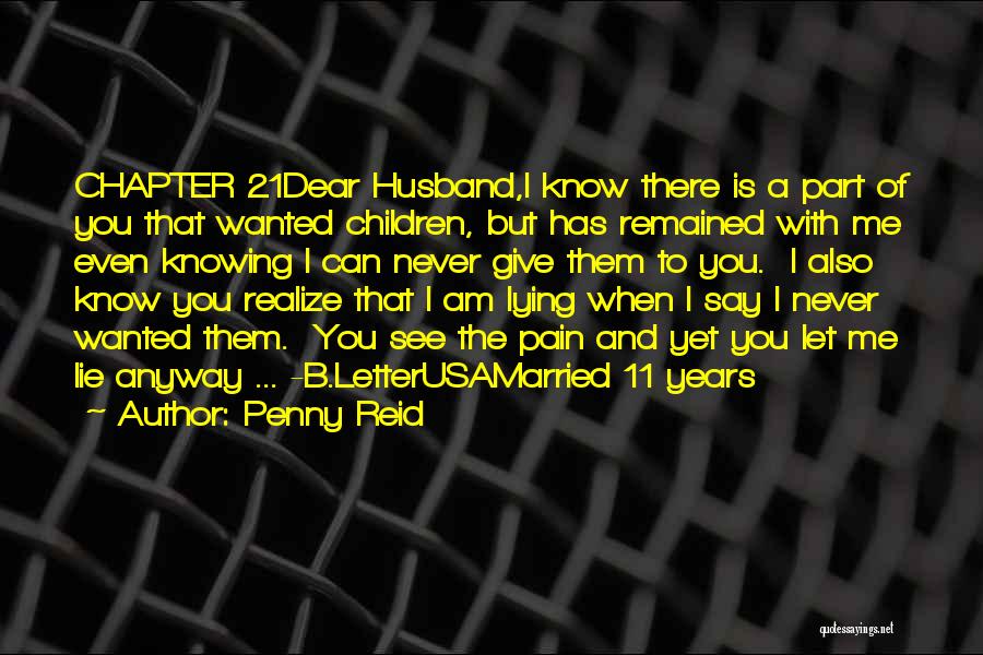 The Letter B Quotes By Penny Reid