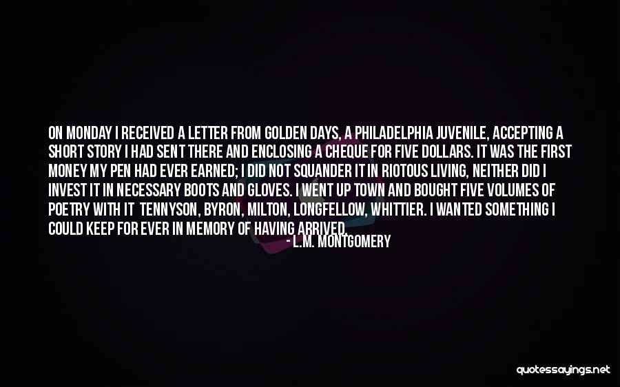The Letter L Quotes By L.M. Montgomery The Letter L Quotes By L.M. Montgomery