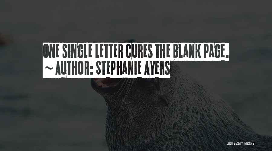 The Letter N Quotes By Stephanie Ayers