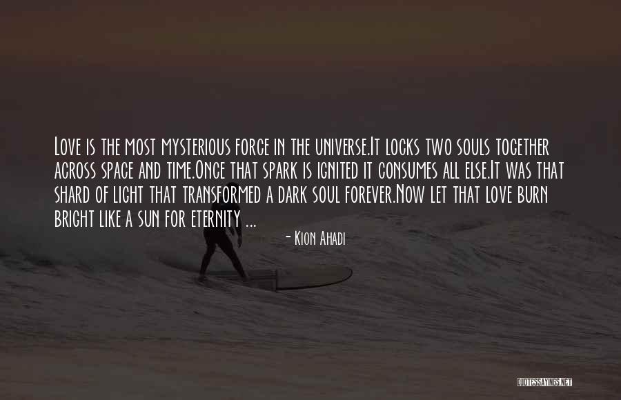 The Light And Dark Quotes By Kion Ahadi