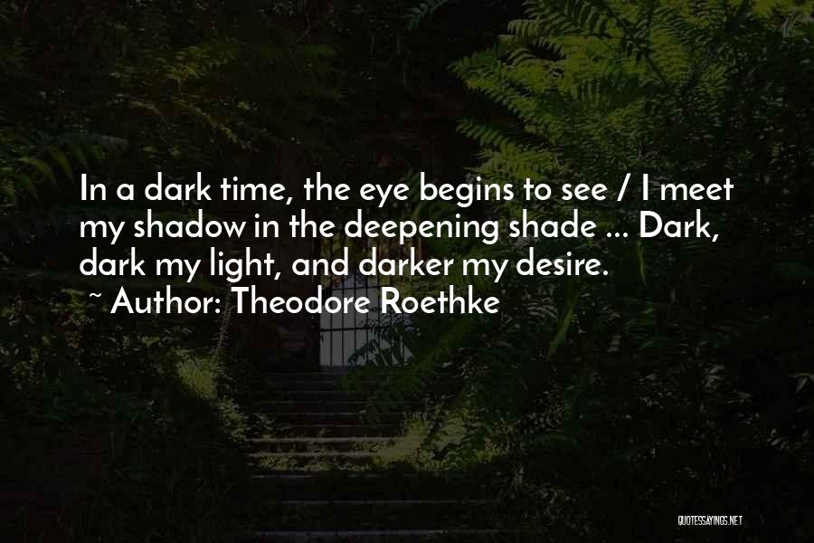 The Light And Dark Quotes By Theodore Roethke