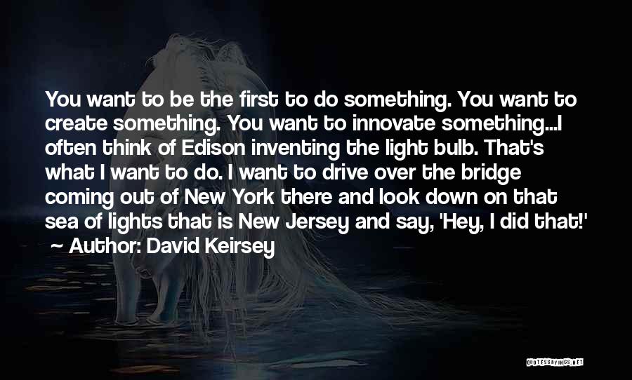 The Light Bulb Quotes By David Keirsey