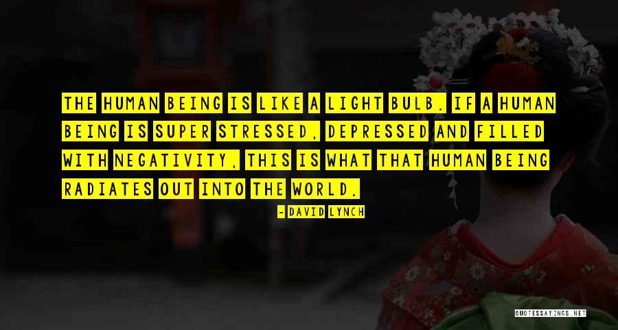 The Light Bulb Quotes By David Lynch