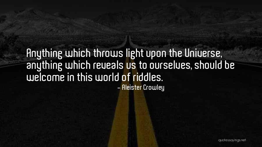 The Light In Us Quotes By Aleister Crowley