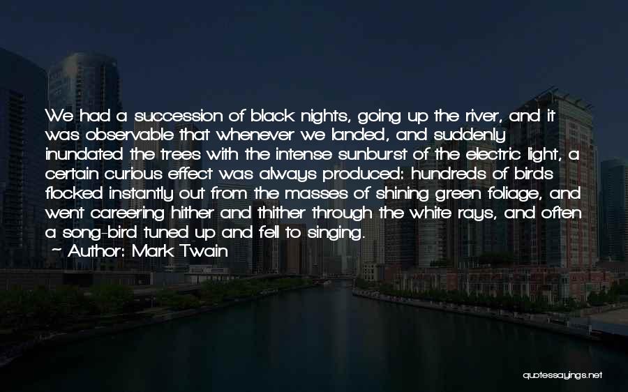 The Light Shining Through Quotes By Mark Twain