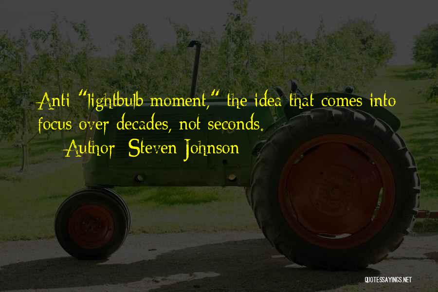 The Lightbulb Quotes By Steven Johnson