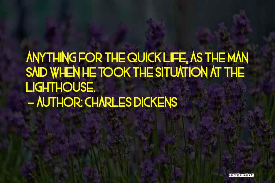 The Lighthouse Quotes By Charles Dickens