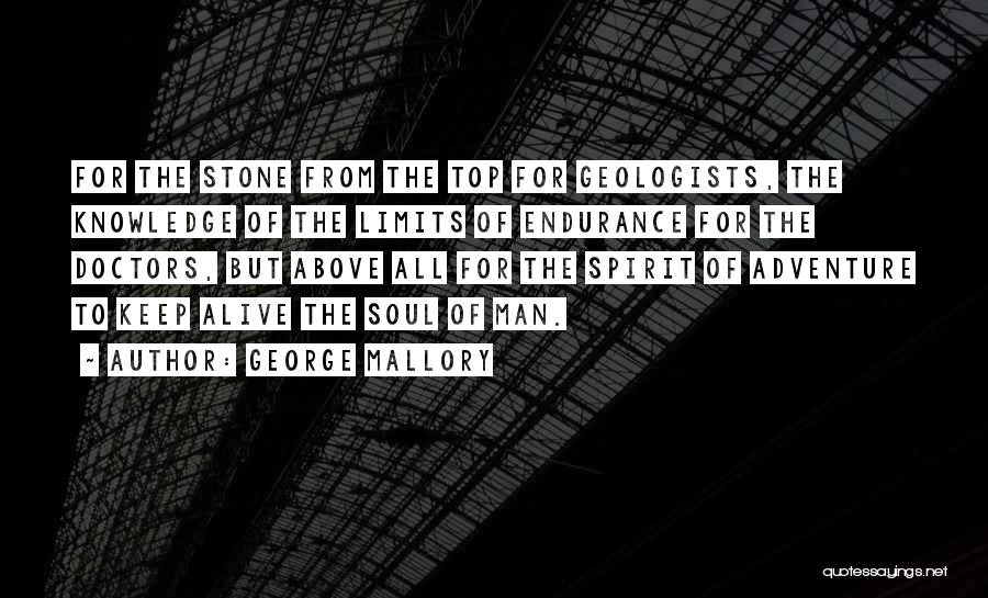 The Limits Of Man Quotes By George Mallory