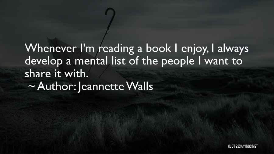 The List Book Quotes By Jeannette Walls