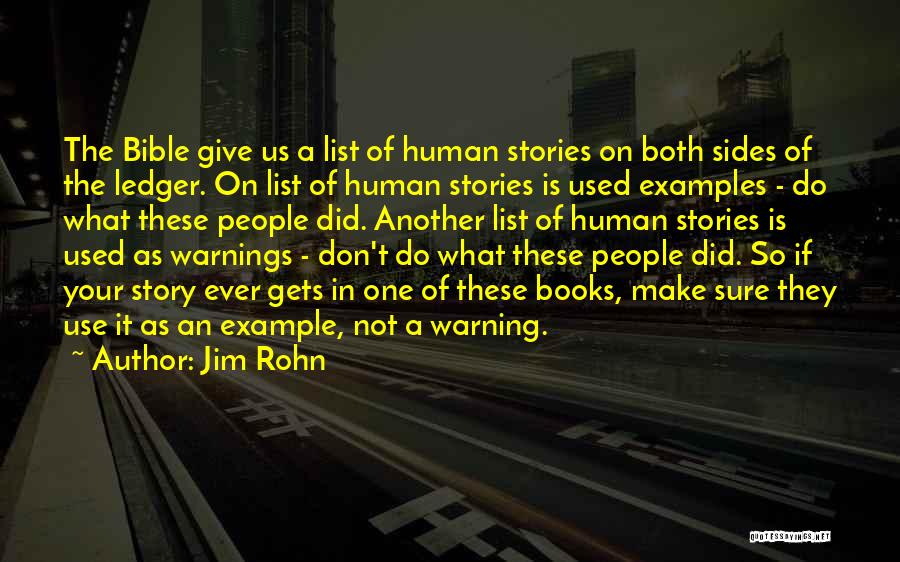 The List Book Quotes By Jim Rohn