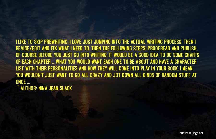 The List Book Quotes By Nina Jean Slack