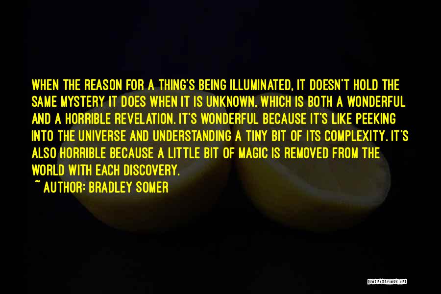 The Little Thing Quotes By Bradley Somer