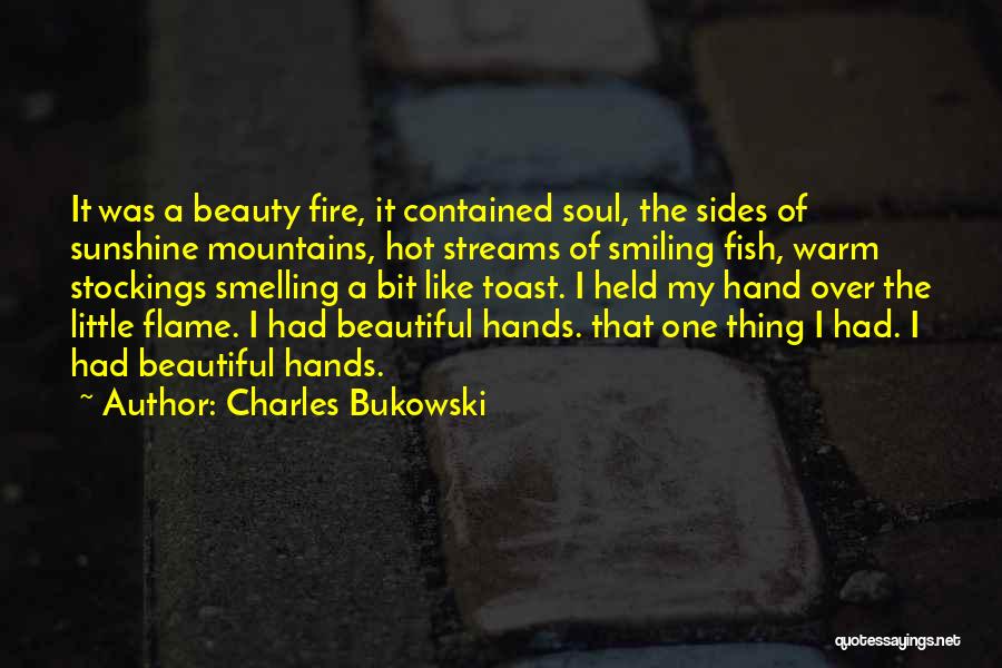 The Little Thing Quotes By Charles Bukowski