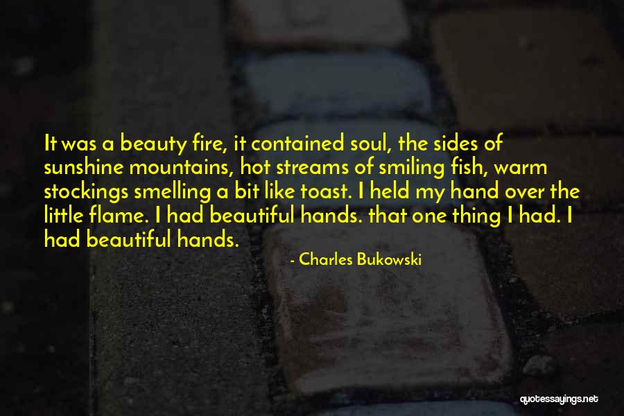 The Little Thing Quotes By Charles Bukowski