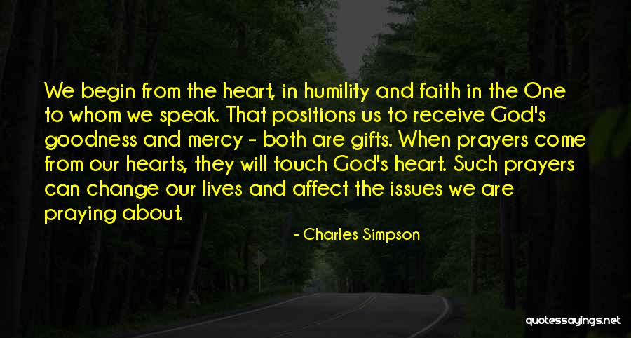 The Lives We Touch Quotes By Charles Simpson