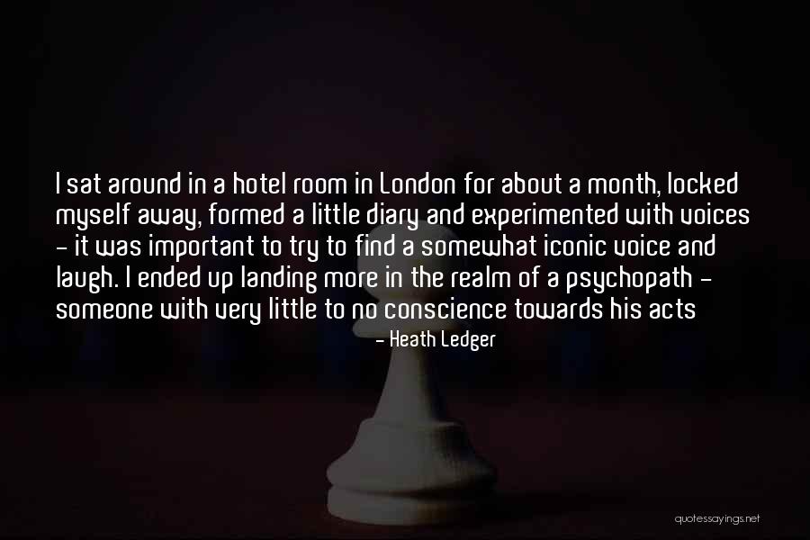 The Locked Room Quotes By Heath Ledger