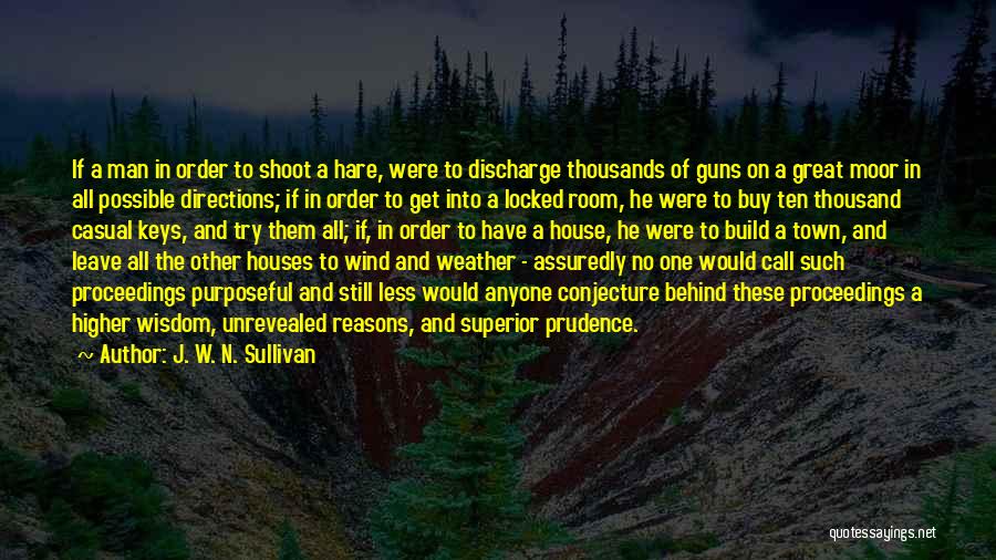 The Locked Room Quotes By J. W. N. Sullivan