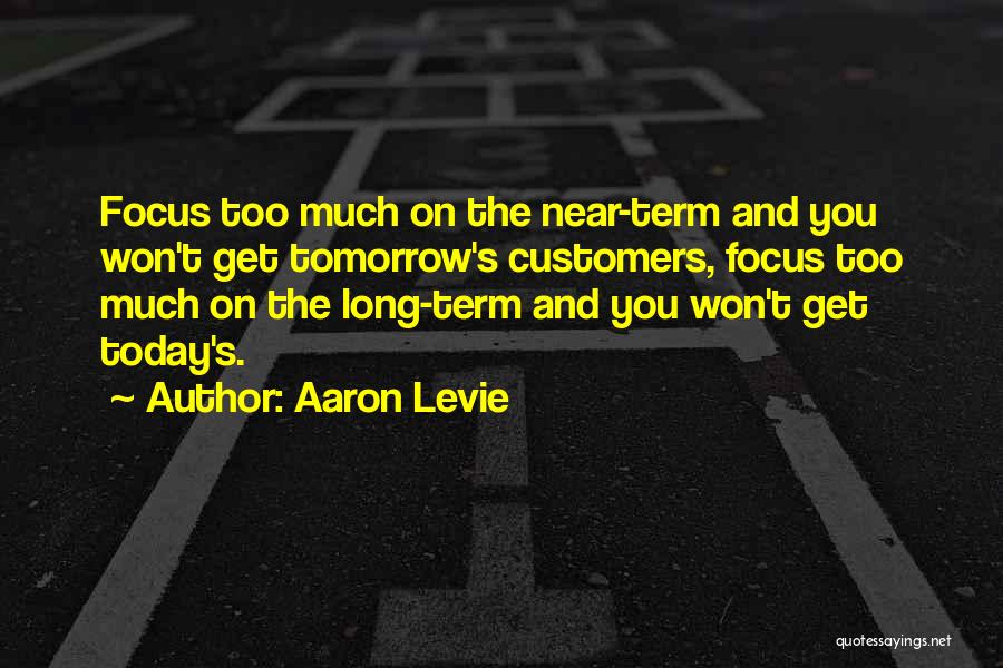 The Long Term Quotes By Aaron Levie