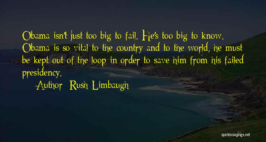 The Loop Quotes By Rush Limbaugh