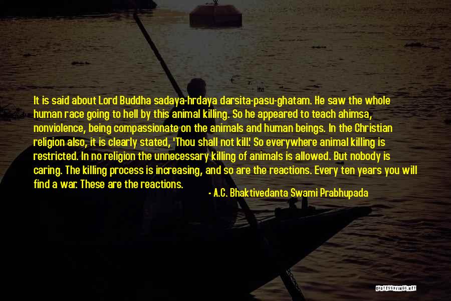 The Lord Buddha Quotes By A.C. Bhaktivedanta Swami Prabhupada