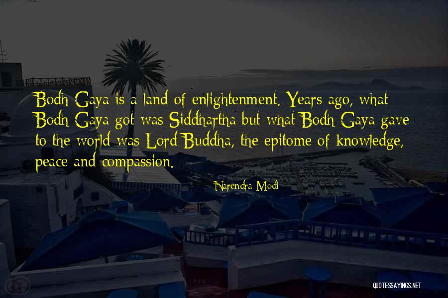 The Lord Buddha Quotes By Narendra Modi