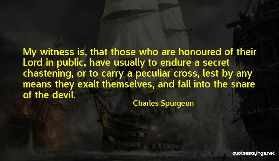 The Lord Is My Witness Quotes By Charles Spurgeon