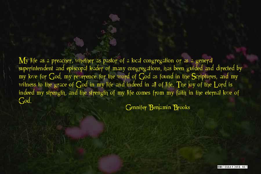 The Lord Is My Witness Quotes By Gennifer Benjamin Brooks