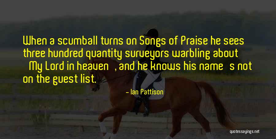 The Lord Knows Best Quotes By Ian Pattison The Lord Knows Best Quotes By Ian Pattison