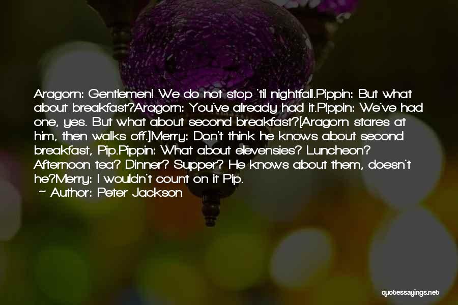 The Lord Knows Quotes By Peter Jackson