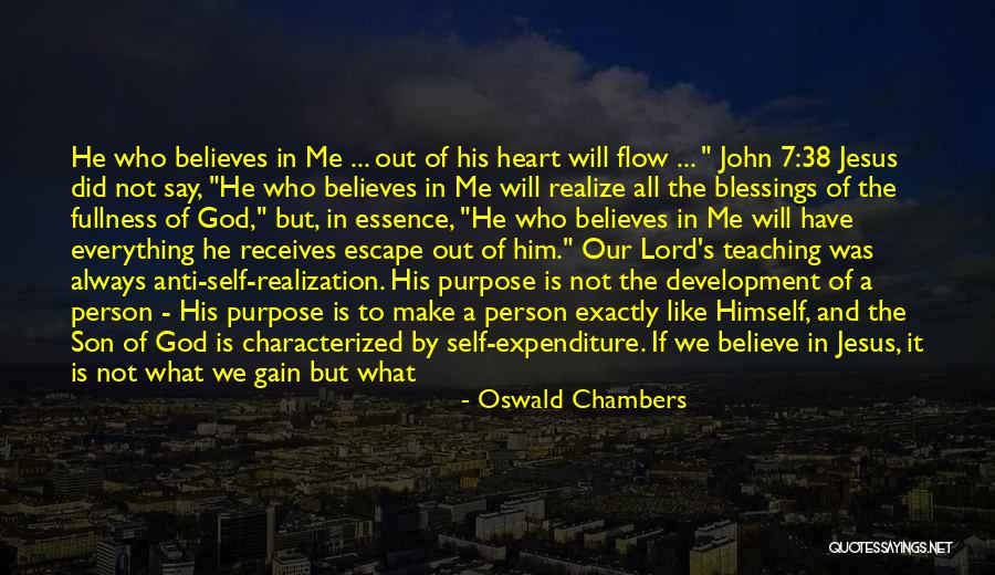 The Lord's Blessings Quotes By Oswald Chambers The Lord's Blessings Quotes By Oswald Chambers