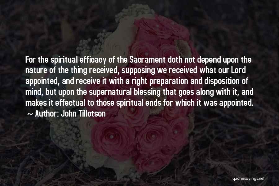 The Lord's Supper Quotes By John Tillotson